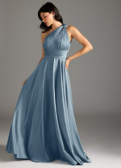Vestido Azul Pálido Largo Charlize image6