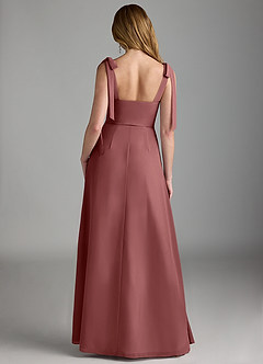 Azazie Lizet Bridesmaid Dresses Amethyst A-Line Sweetheart Neckline Chiffon Dress image2