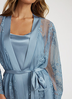 front Sheer Lace Robe