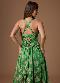Robe Maxi Fleur Verte Remie image7