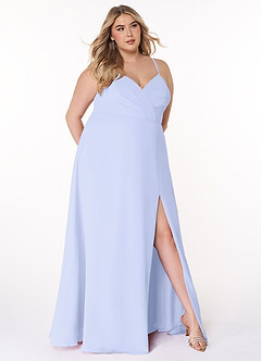 Azazie Everleigh Bridesmaid Dresses Lavender A-Line Sweetheart Pleated Chiffon Dress image8