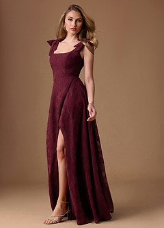 Julissa Dark Merlot Maxi Dress image3