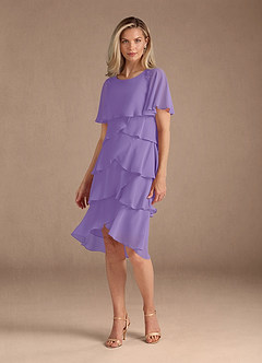 Azazie Rita Mother of the Bride Dresses Tahiti A-Line Scoop Beaded Chiffon Dress image1