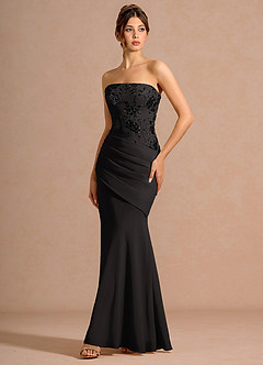 vestido Maxi Lantejoulas Pretas Blair image3