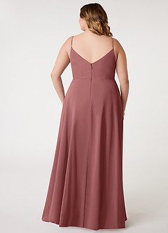Azazie Daenerys Bridesmaid Dresses Amethyst A-Line Cowl Chiffon Dress image9