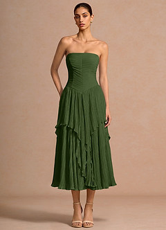 Kerensa Olive Midi Dress image4