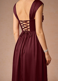 Dana Wine Midi Dress image6