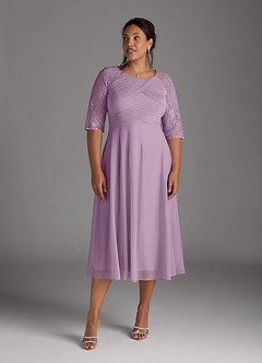 Azazie Gracelyn vestidos de madre de la novia Vestido de Glicinia de Encaje de Corte En A image10