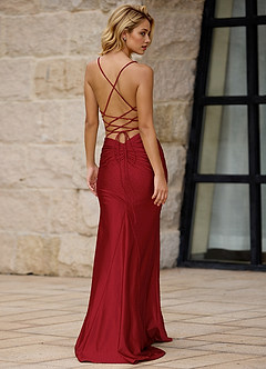 Twinkle Rosso Abito da ballo a sirena image2