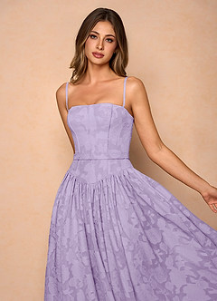 Robe Longue Lilas Skylar image2