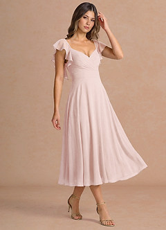 Leilani Powder Pink Midi Dress image4