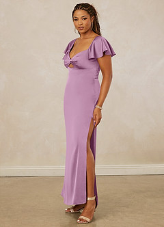 Christian Siriano Bridal for Azazie 1005 Brautjungfernkleider Etui Herzausschnitt Stretch-Satin Kleid Blauregen image11