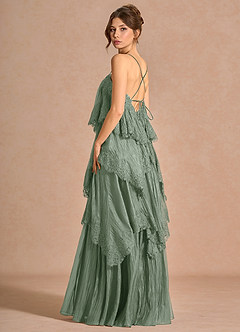 Maxi jurk Elmirae Licht Groen image4