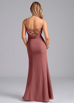 Azazie Wynni Bridesmaid Dresses Amethyst Mermaid Corset Chiffon Dress image6