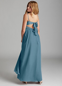 Azazie Zeya Junior Bermuda A-Line Chiffon Dress image5
