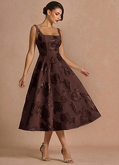 Brynn Kokos Midi šaty image3