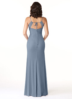 Azazie Reneya Bridesmaid Dresses Twilight Mermaid Bow Mesh Dress image2