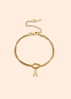 front Custom Infinite Love Knot Bracelet