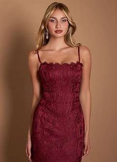 Kleid Koryn Dunkle Himbeere image3