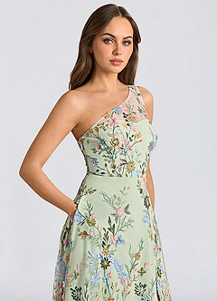 Vestido Verde Claro Largo Griselda image5