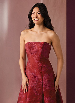 Elayne Red Hot Pink Gown image9