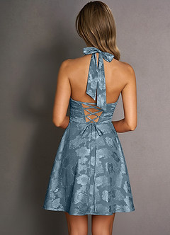 Isabeau Dusty Blue Mini Dress image6