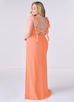 Barbie ♥ Azazie Bridesmaid Dresses Sunset Mermaid Corset Chiffon Dress image8