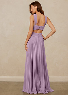 Christian Siriano Bridal for Azazie 1009 Bridesmaid Dresses Wisteria A-Line Pleated Chiffon Dress image4