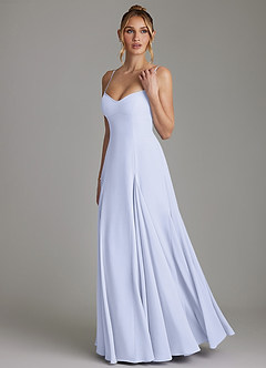Azazie Imani Bridesmaid Dresses Lavender A-Line Sweetheart Neckline Chiffon Dress image6