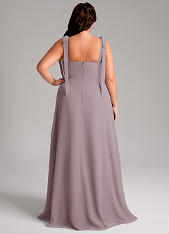 Azazie Debra Bridesmaid Dresses Dusk A-Line with Pockets Chiffon Convertible Dress image9