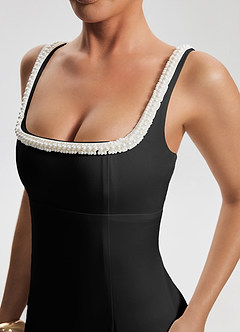 Vestido Negro Midi Aure image2