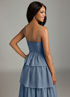 Azazie Kaiden Bridesmaid Dresses Twilight A-Line Sweetheart Neckline Chiffon Dress image7