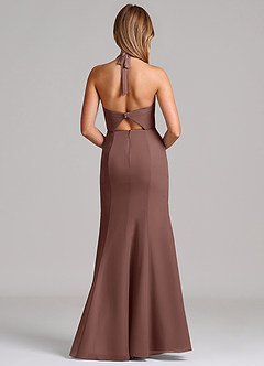 Azazie Emeria Suknie dla druhen Syrena Dekolt w kształcie serca Szyfon Do ziemi Sukienka image2