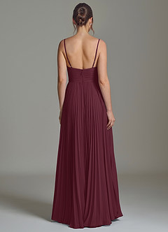 Azazie Catie Bridesmaid Dresses Cabernet A-Line Sweetheart Neckline Chiffon Dress image6