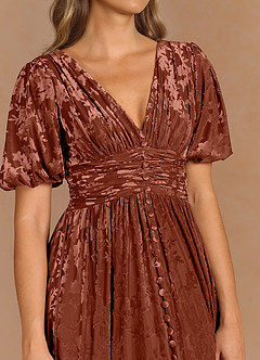 Vestido Palo De Rosa Largo Uveline image6