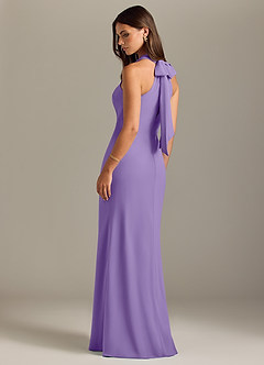 Azazie Doretta Bridesmaid Dresses Tahiti Mermaid Pleated Chiffon Dress image7