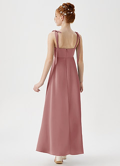 Azazie Rosey Junior Dusty Rose A-Line Sweetheart Neckline Stretch Satin Dress image6