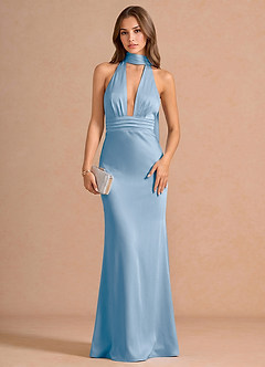 Linnea Haze Blue Maxi Dress image3