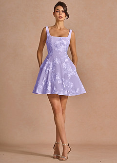Brynn Pale Purple Mini Dress image7