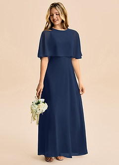 Azazie Maris Junior Klä av A-Line i Chiffong image6