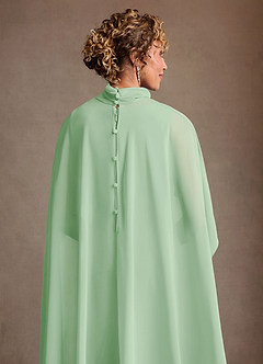 Azazie Irna Suknie dla Matki Panny Młodej Kolumna Szyfon Długość do kolan Sukienka image8