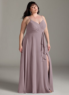 Azazie Akita Bridesmaid Dresses Dusk A-Line Chiffon Dress image7