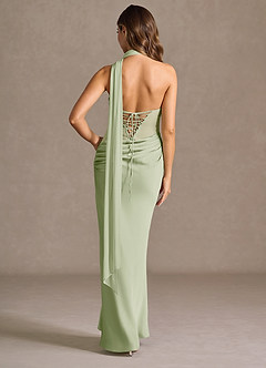 Maxi jurk Leonore Licht Groen image2