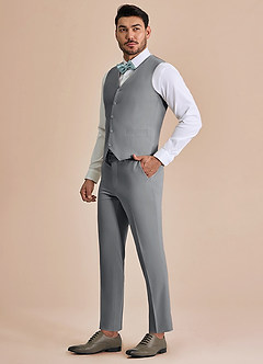 front William Gris Chaleco de traje