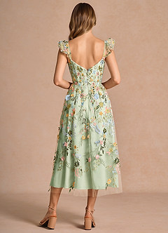 Denisse Lemon Multi Vestido midi image2
