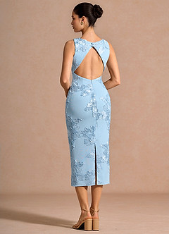 Taylin Sky Blue Midi Dress image2