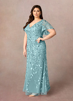 Upstudio Petaluma Final Sale Champagne Mermaid V-Neck Sequins Dress image7