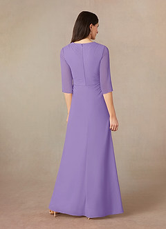 Azazie Yessica Mother of the Bride Dresses Tahiti A-Line Sequins Chiffon Dress image4