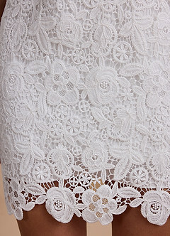 Athena White Lace Mini Dress image8