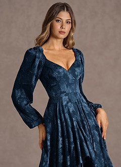 Milena Navy Maxi Dress image5